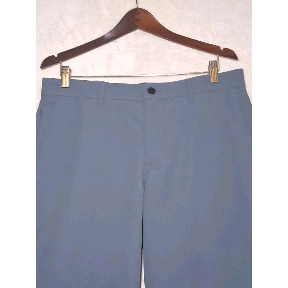 Banana Republic Mens Pants 34x32 Blue Slim Fit Straight Leg Chino Golf Trousers